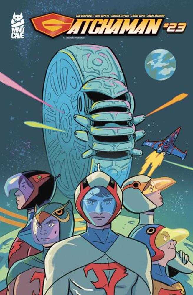 Gatchaman #23 Mad Cave B Bustos 11/25/2026 | BD Cosmos