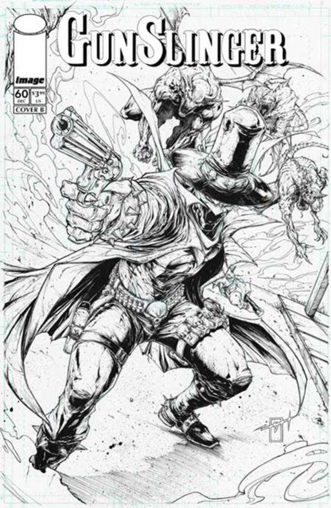 Gunslinger Spawn #60 Image B Uribe B&W 11/18/2026 | BD Cosmos