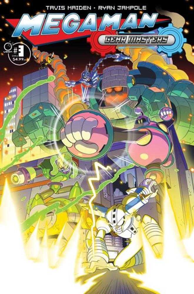 Mega Man Gear Masters #3 Of 5 UDON A Jampole 11/25/2026 | BD Cosmos