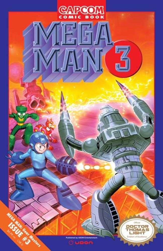 Mega Man Gear Masters #3 Of 5 UDON D 1:5 Genzoman 11/25/2026 | BD Cosmos