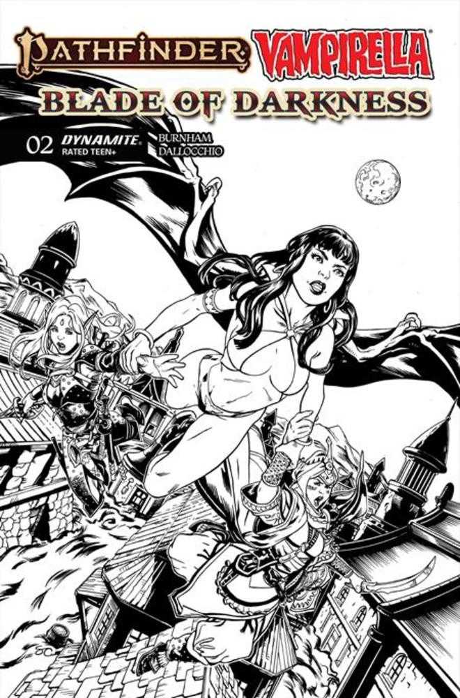 Pathfinder Vampirella Blade Of Darkness #2 DYNAMITE F 1:10 Cummings Line Art 11/25/2026 | BD Cosmos