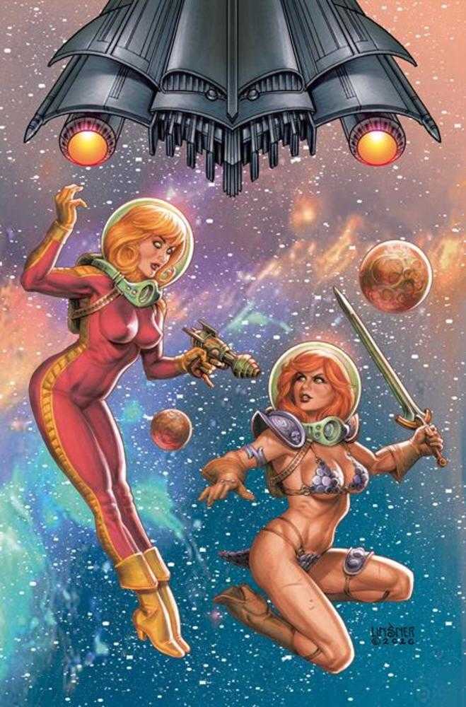Red Sonja Barbarella #1 Dynamite G Linsner Foil Virgin 11/04/2026 | BD Cosmos