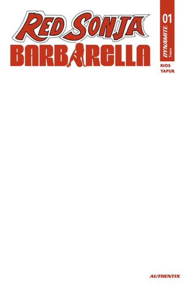 Red Sonja Barbarella #1 Dynamite H Blank 11/04/2026 | BD Cosmos