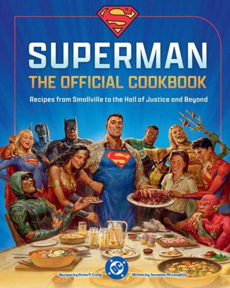 DC Superman The Official Cookbook Hardcover | BD Cosmos