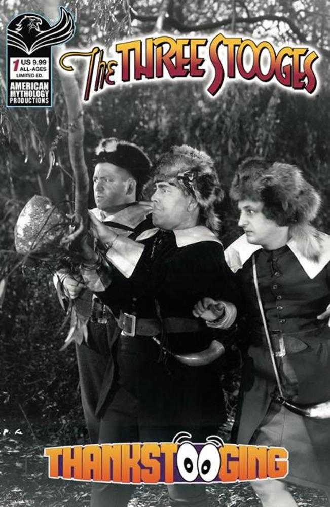 Three Stooges Thankstooging #1 Prana D B&W Photo 11/25/2026 | BD Cosmos
