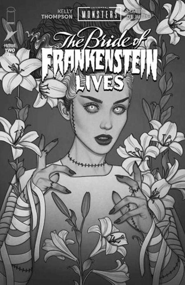Universal Monsters The Bride Of Frankenstein Lives #2 Of 4 IMAGE D 1:25 Frison B&W 11/25/2026 | BD Cosmos