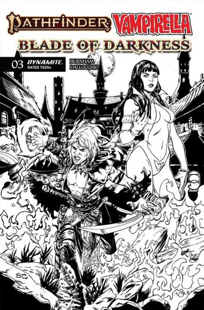 Pathfinder Vampirella Blade Of Darkness #3 DYNAMITE F 1:10 Cummings Line Art 12/23/2026 | BD Cosmos