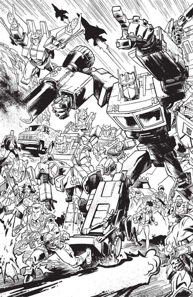 Transformers #9 IMAGE G Howard Connecting EU B&W 06/12/2024 | BD Cosmos