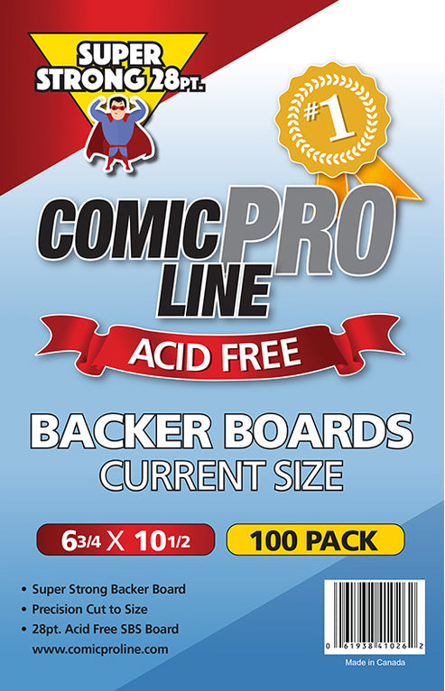 COMIC PRO LINE CURRENT AGE BACKER BOARDS 100CT 28PT | BD Cosmos