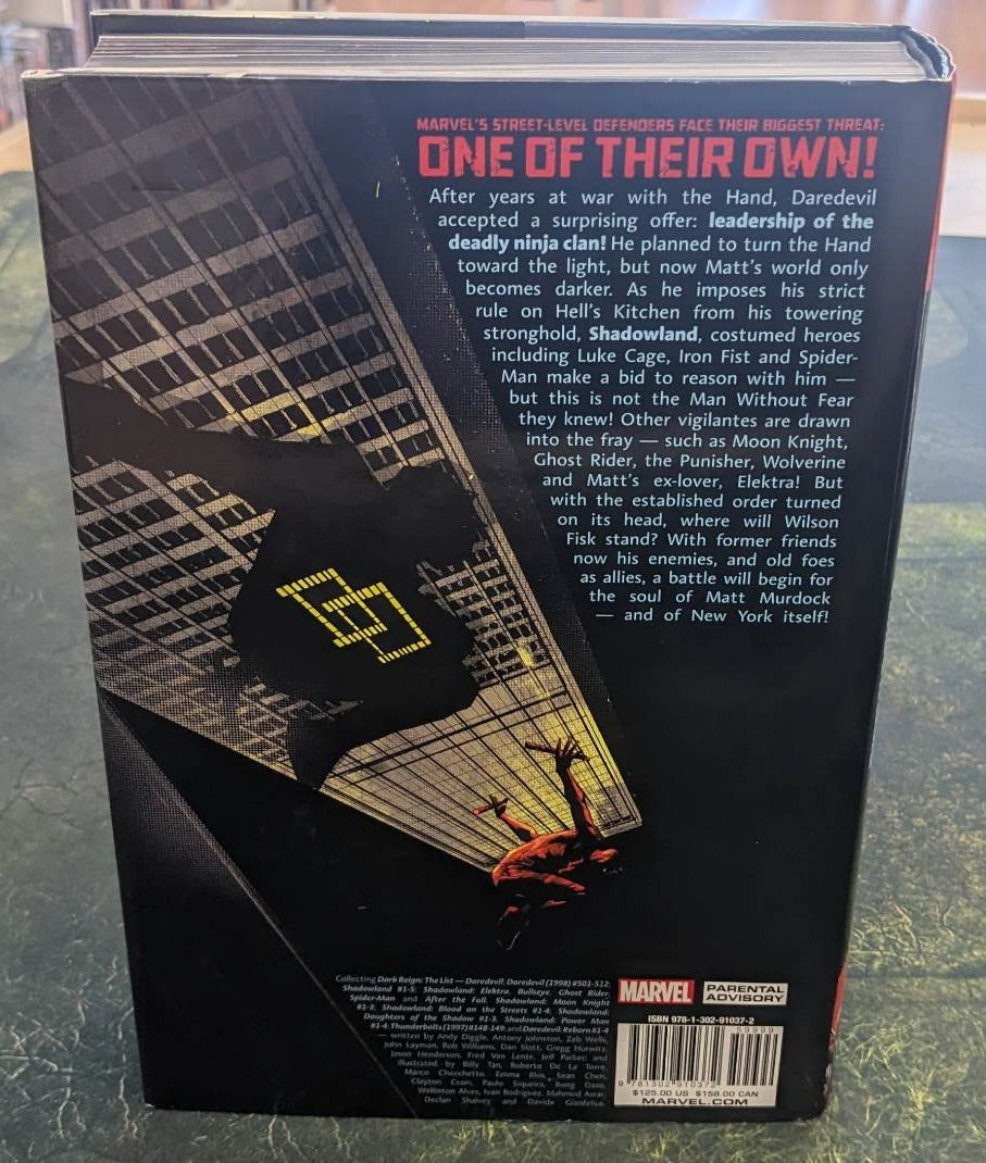 Daredevil Shadowland Omnibus Hardcover Used | BD Cosmos