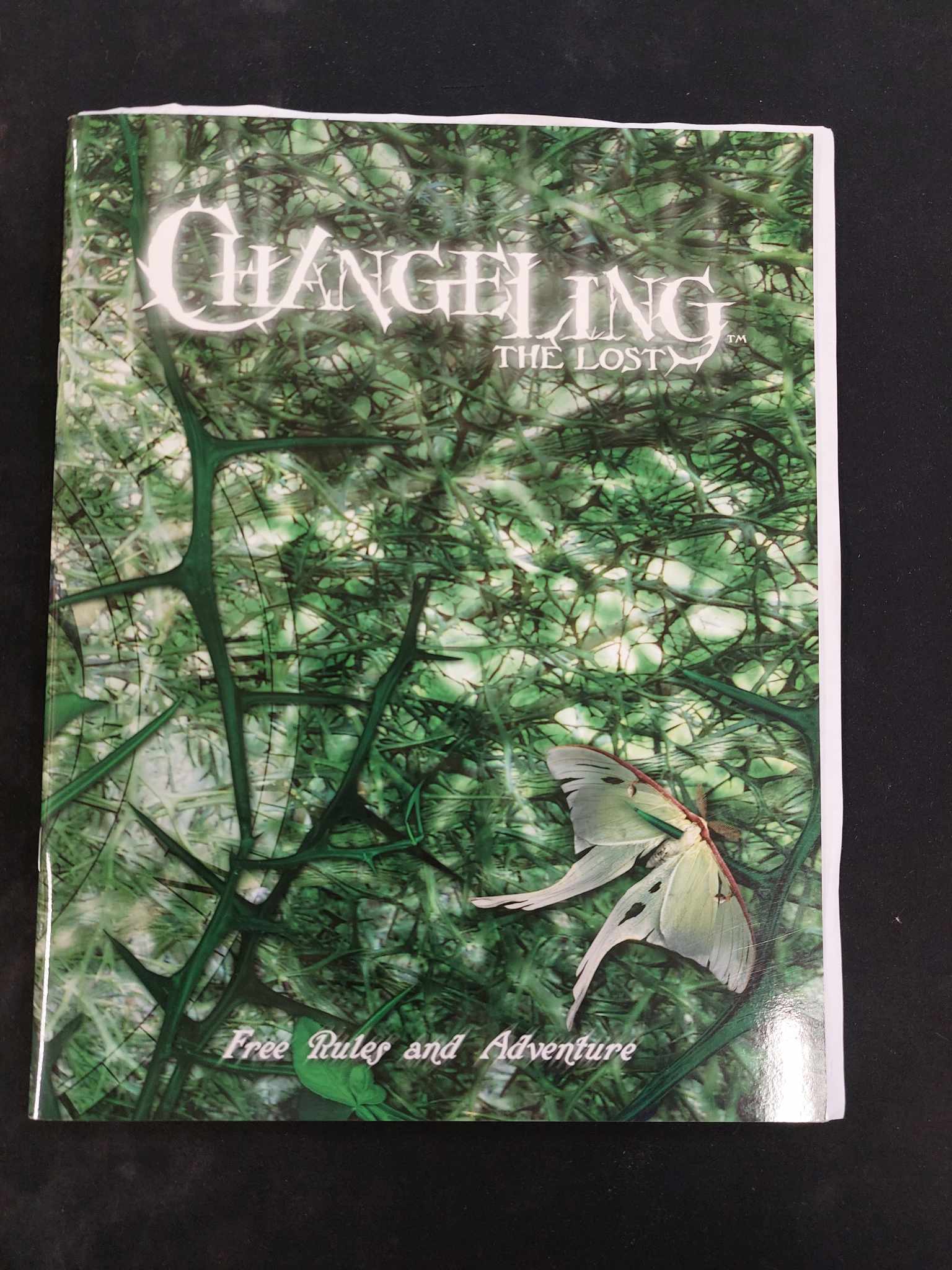 CHANGELING  - THE LOST CORE RULEBOOK + SHEET PAS UNUSED | BD Cosmos