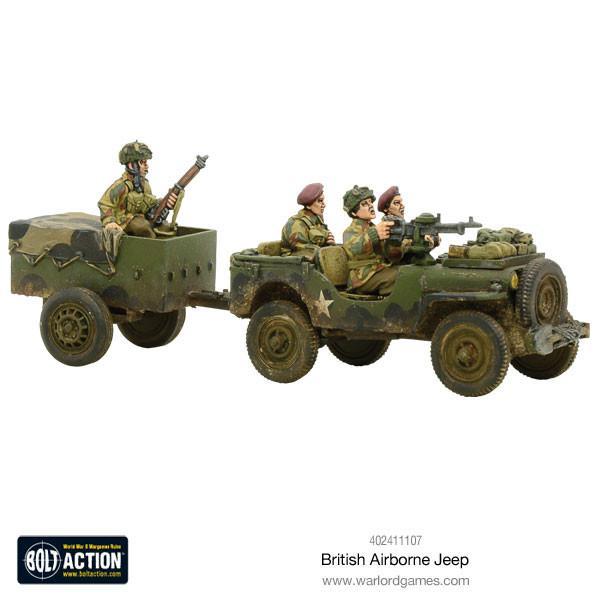 BOLT ACTION: BRITISH AIRBORNE JEEP & TRAILER | BD Cosmos
