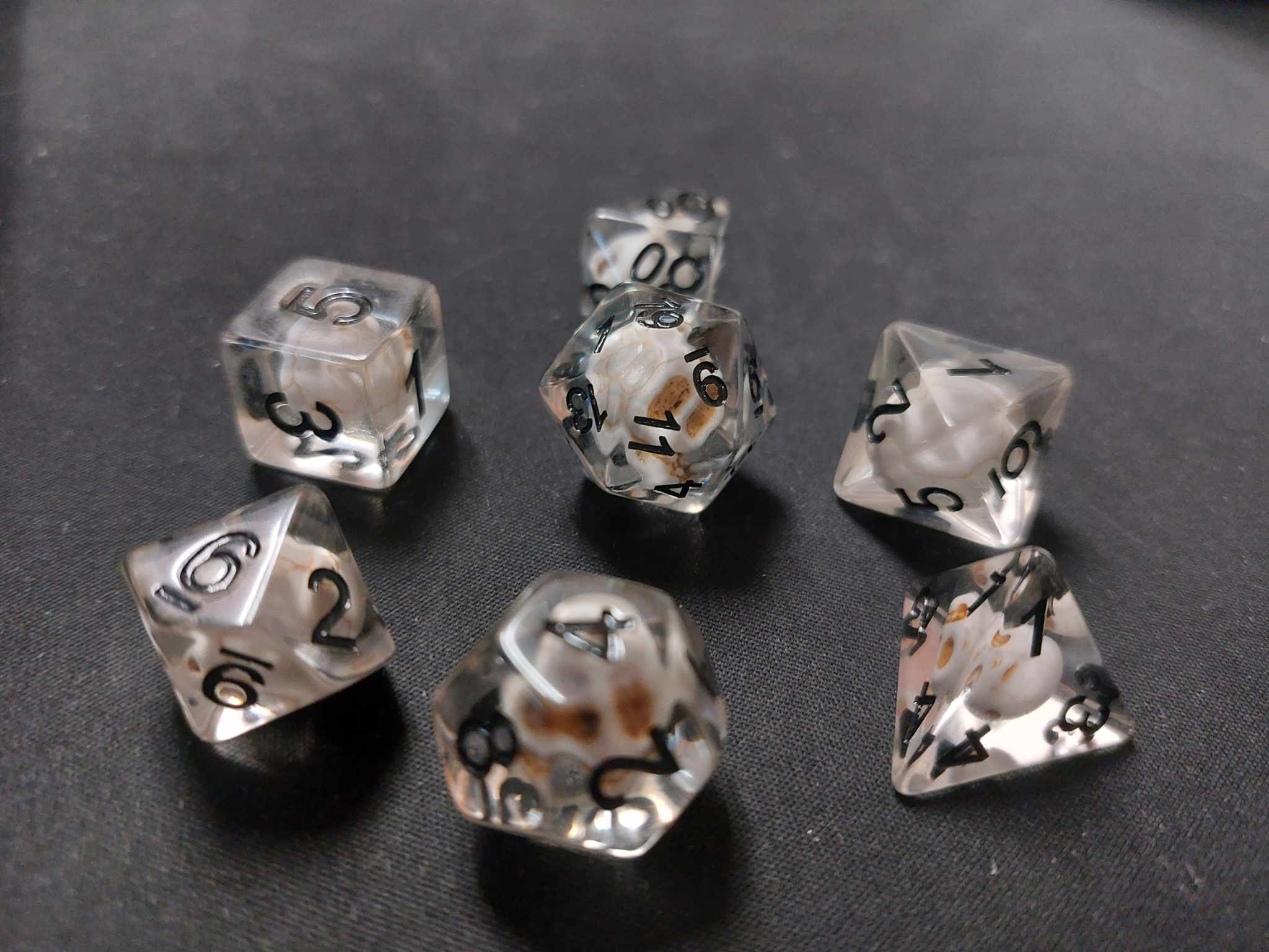 LAUGHING PANDA - WHITE SKULL 7-DIE SET | BD Cosmos