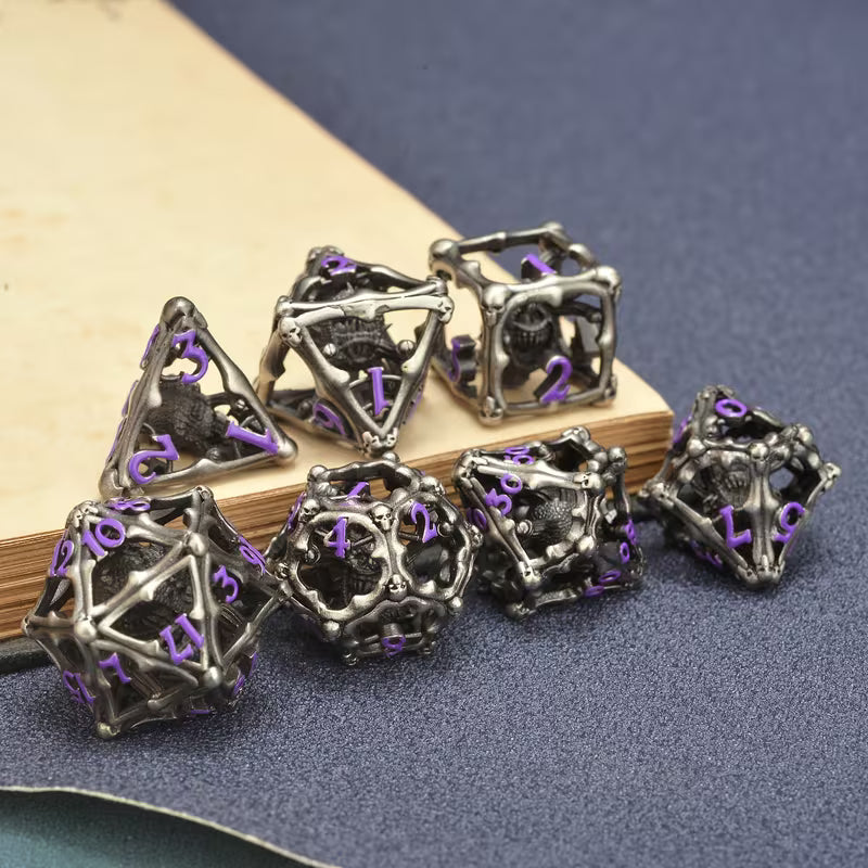 METAL RPG DICE SET - LA PRISON VIDE DU TYRANOEIL | BD Cosmos