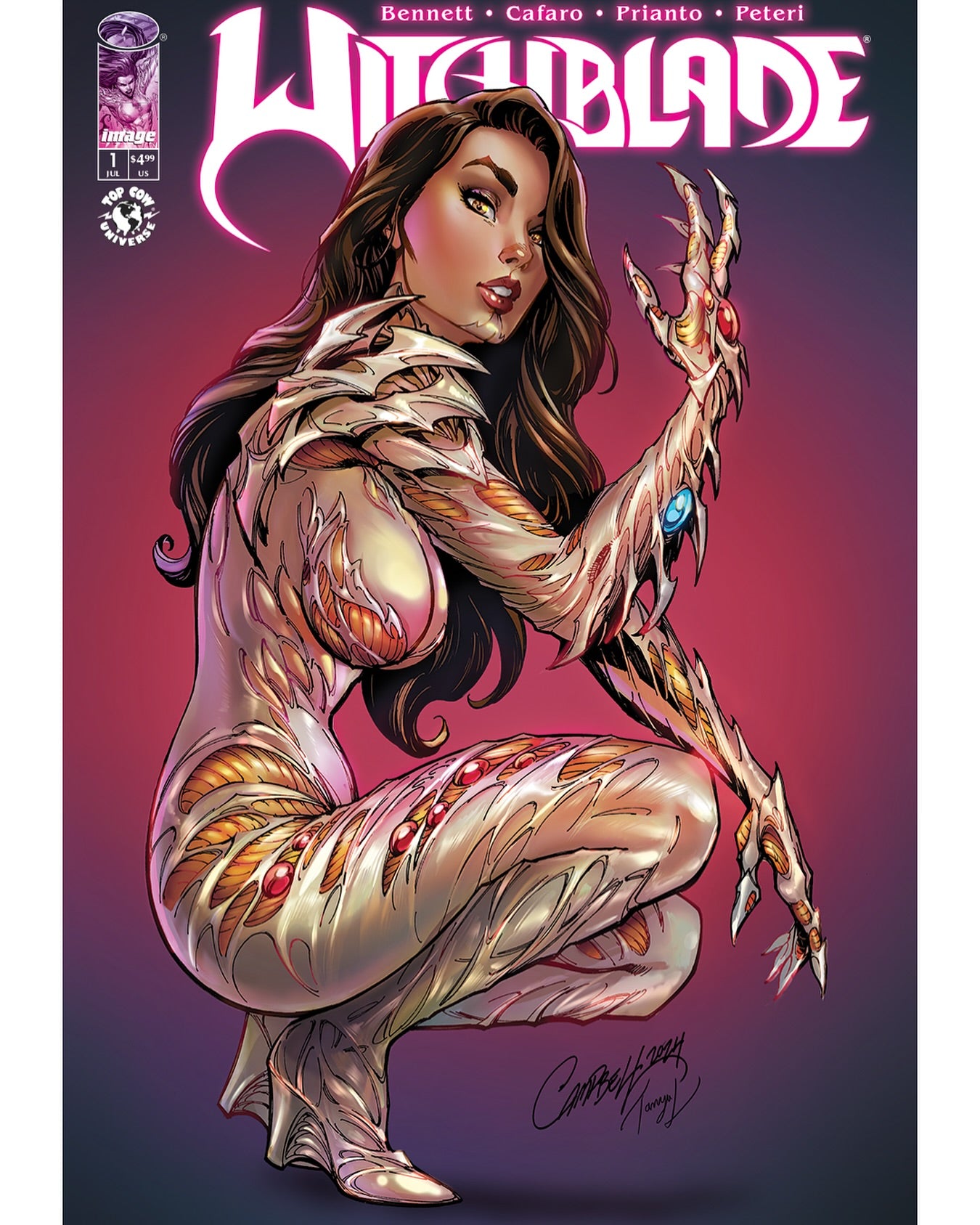 Witchblade #1 IMAGE 1:50 Campbell Release 07/17/2024 | BD Cosmos