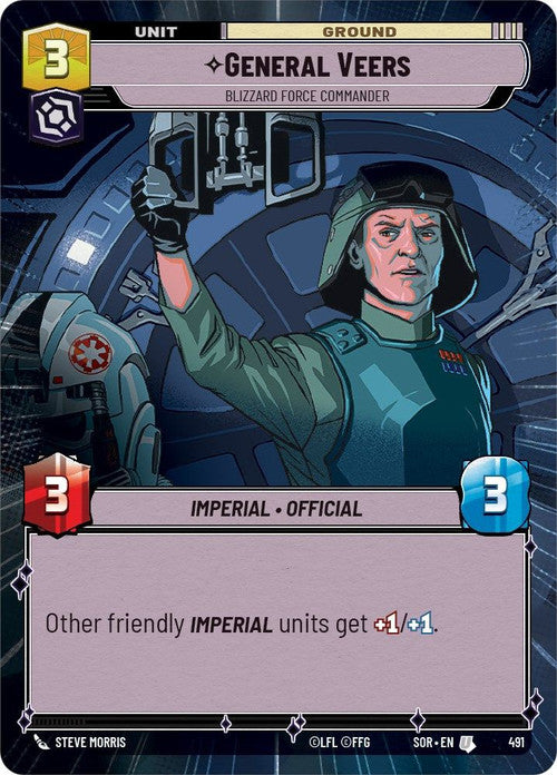 General Veers - Blizzard Force Commander (Hyperspace) (491) [Spark of Rebellion] | BD Cosmos