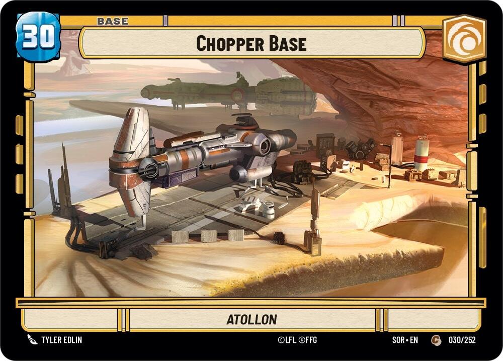 Chopper Base (030/252) [Spark of Rebellion] | BD Cosmos