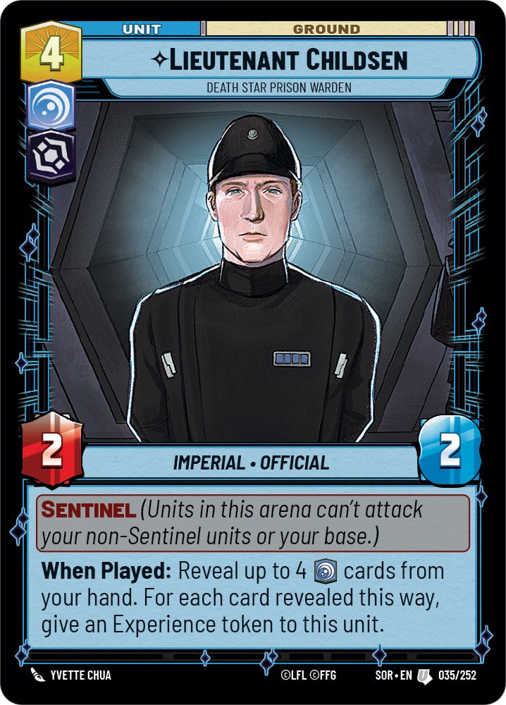 Lieutenant Childsen - Death Star Prison Warden (035/252) [Spark of Rebellion] | BD Cosmos