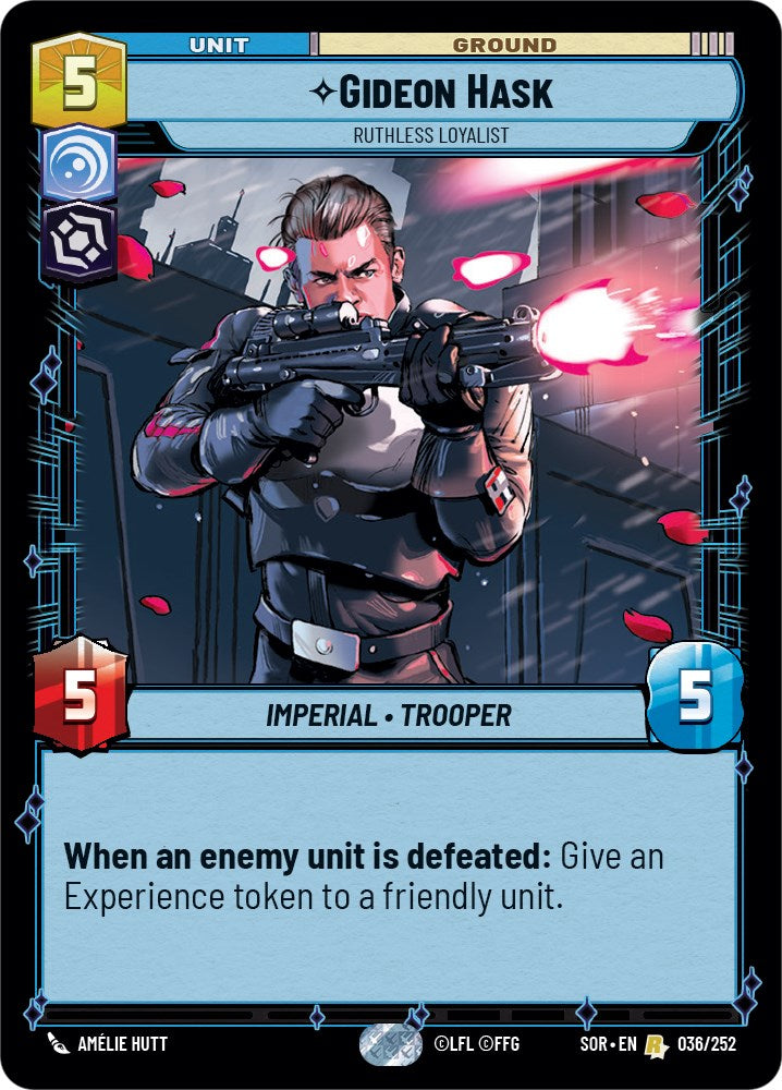 Gideon Hask - Ruthless Loyalist (036/252) [Spark of Rebellion] | BD Cosmos