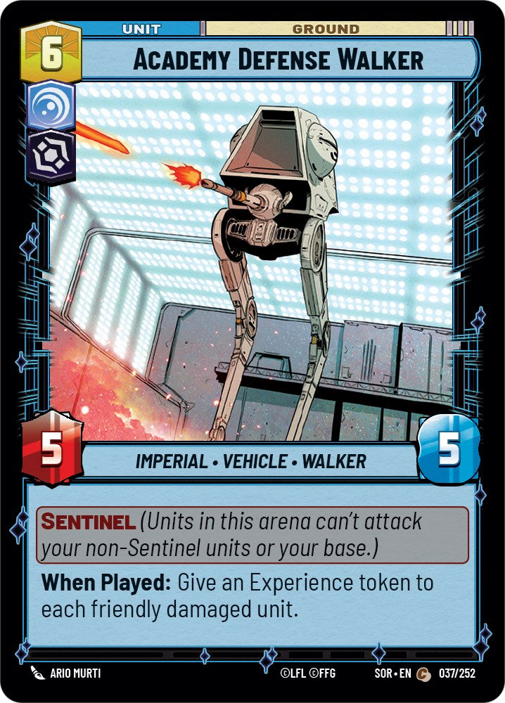 Academy Defense Walker (037/252) [Spark of Rebellion] | BD Cosmos