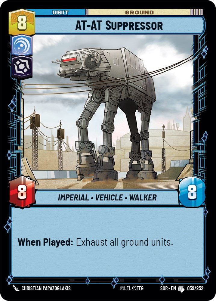 AT-AT Suppressor (039/252) [Spark of Rebellion] | BD Cosmos