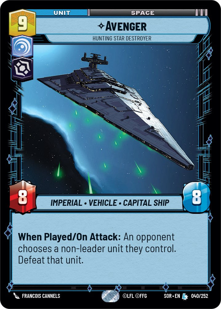 Avenger - Hunting Star Destroyer (040/252) [Spark of Rebellion] | BD Cosmos