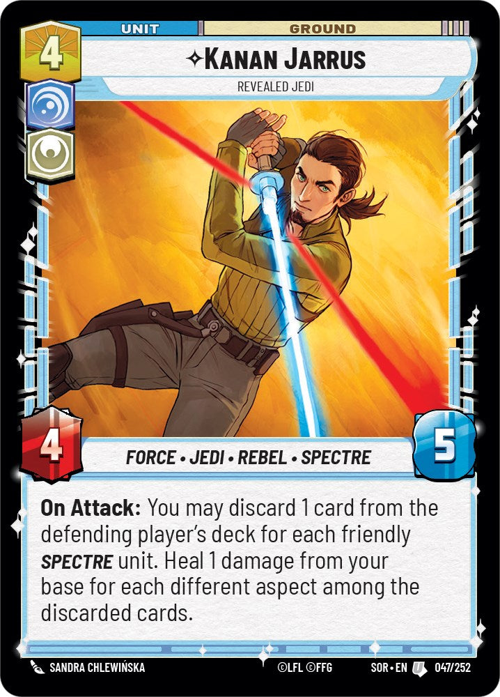 Kanan Jarrus - Revealed Jedi (047/252) [Spark of Rebellion] | BD Cosmos
