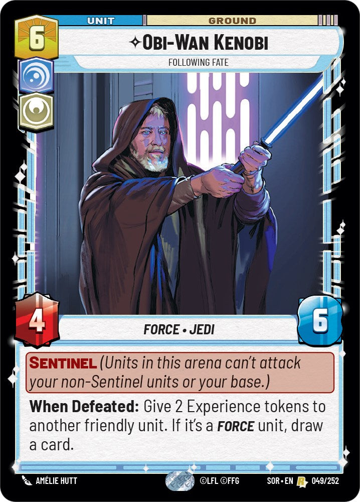 Obi-Wan Kenobi - Following Fate (049/252) [Spark of Rebellion] | BD Cosmos