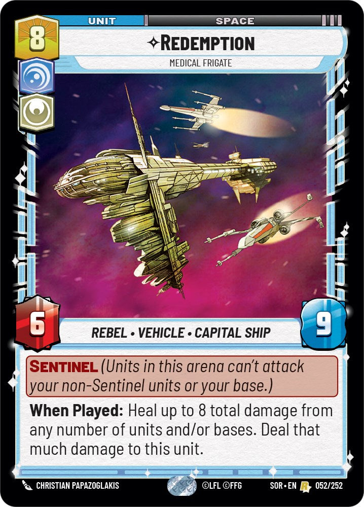 Redemption - Medical Frigate (052/252) [Spark of Rebellion] | BD Cosmos