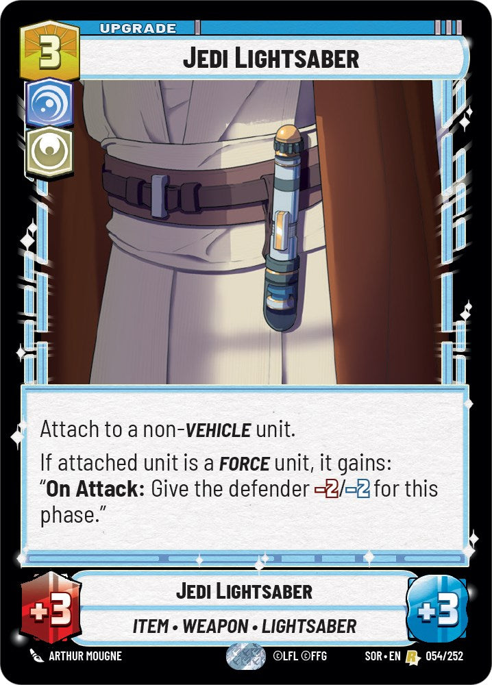 Jedi Lightsaber (054/252) [Spark of Rebellion] | BD Cosmos