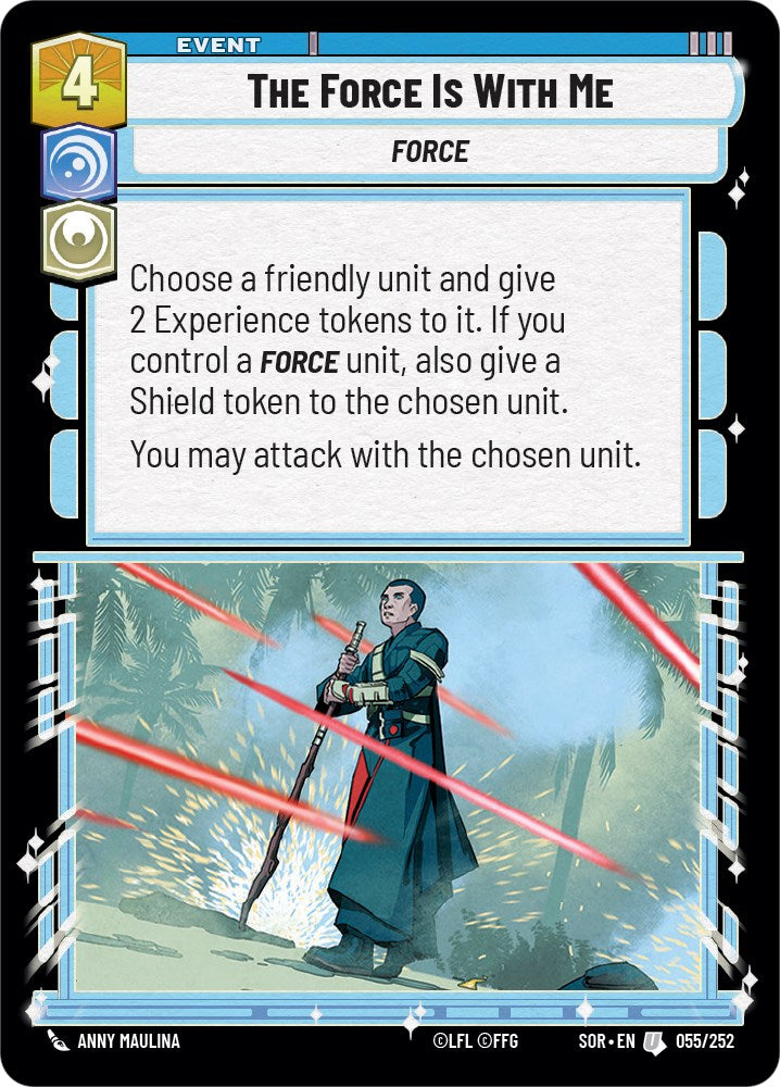 The Force is With Me (055/252) [Spark of Rebellion] | BD Cosmos