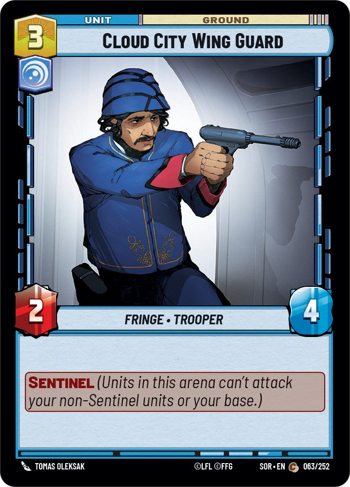 Cloud City Wing Guard (063/252) [Spark of Rebellion] | BD Cosmos