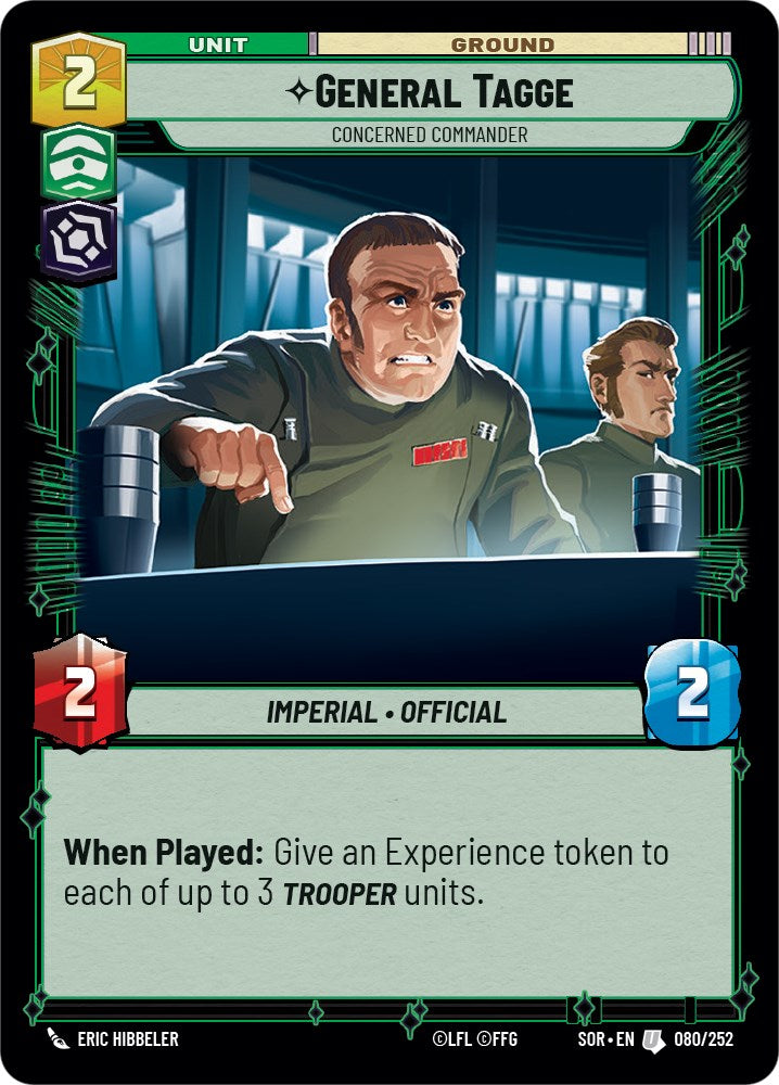 General Tagge - Concerned Commander (080/252) [Spark of Rebellion] | BD Cosmos