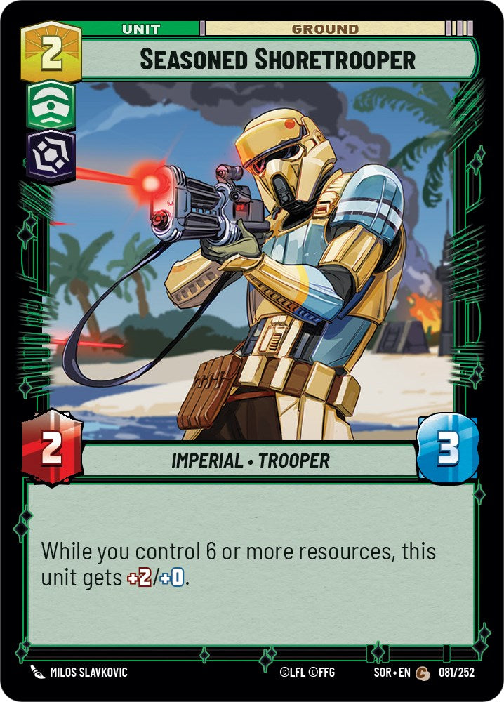 Seasoned Shoretrooper (081/252) [Spark of Rebellion] | BD Cosmos
