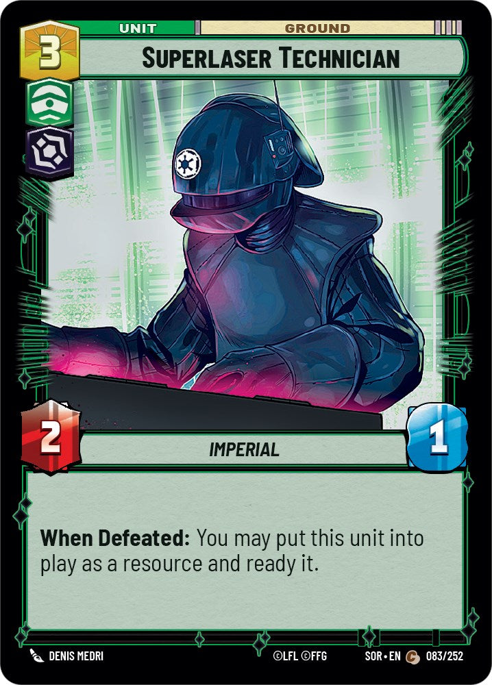 Superlaser Technician (083/252) [Spark of Rebellion] | BD Cosmos