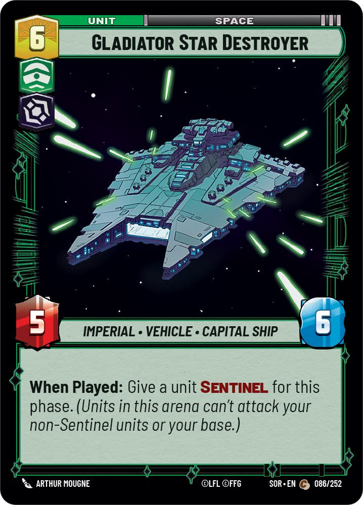 Gladiator Star Destroyer (086/252) [Spark of Rebellion] | BD Cosmos