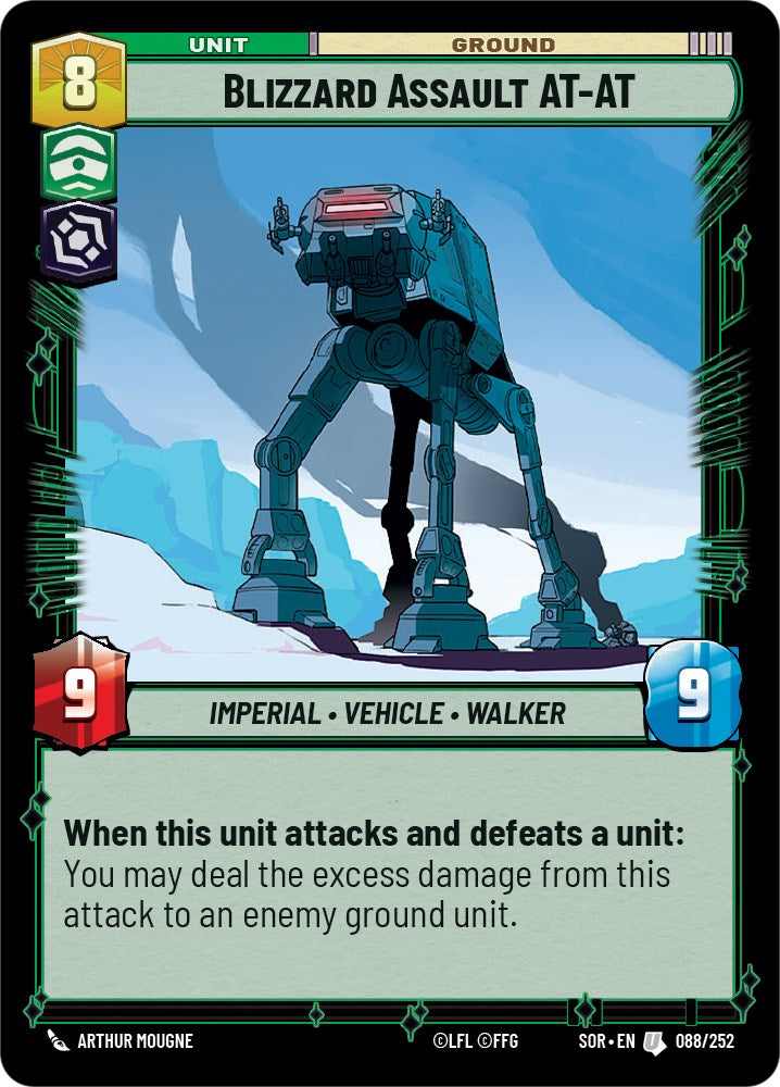 Blizzard Assault AT-AT (088/252) [Spark of Rebellion] | BD Cosmos