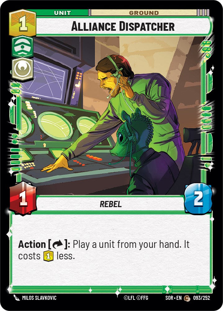 Alliance Dispatcher (093/252) [Spark of Rebellion] | BD Cosmos