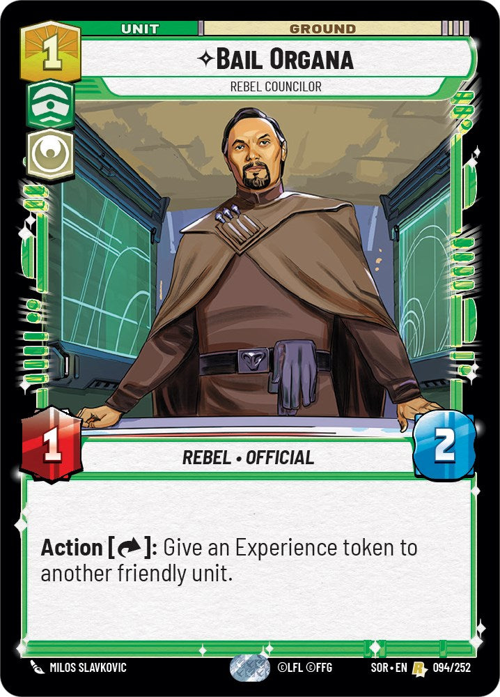 Bail Organa - Rebel Councilor (094/252) [Spark of Rebellion] | BD Cosmos