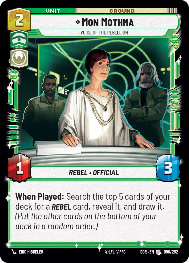 Mon Mothma - Voice of the Rebellion (096/252) [Spark of Rebellion] | BD Cosmos