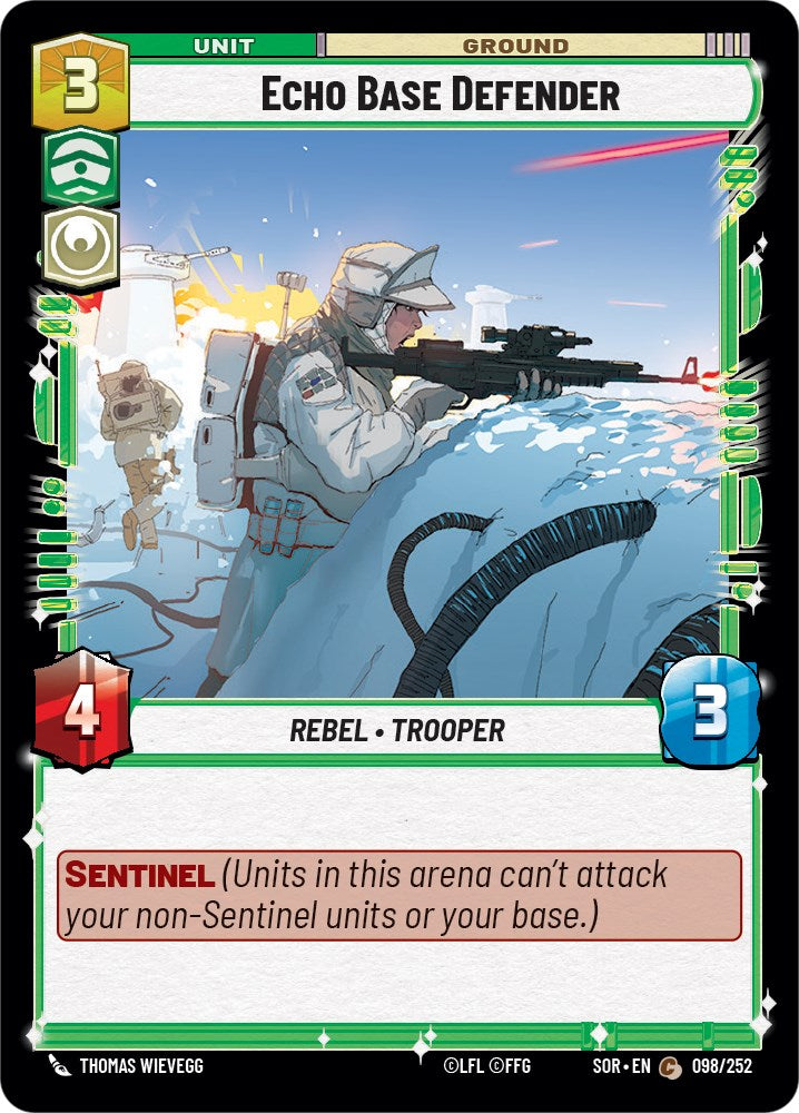 Echo Base Defender (098/252) [Spark of Rebellion] | BD Cosmos