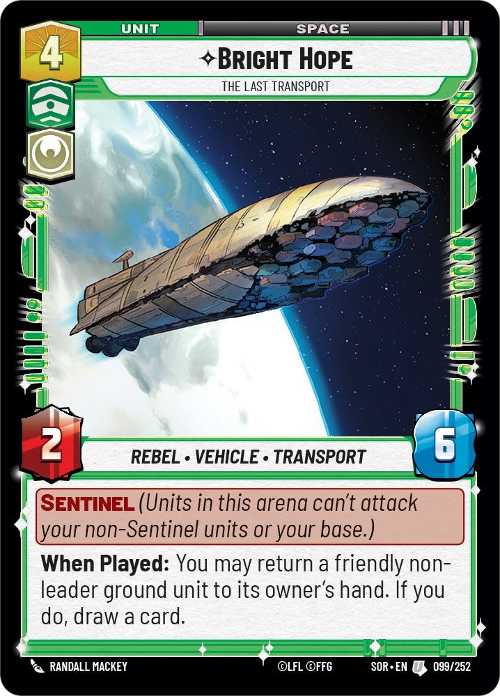 Bright Hope - The Last Transport (099/252) [Spark of Rebellion] | BD Cosmos