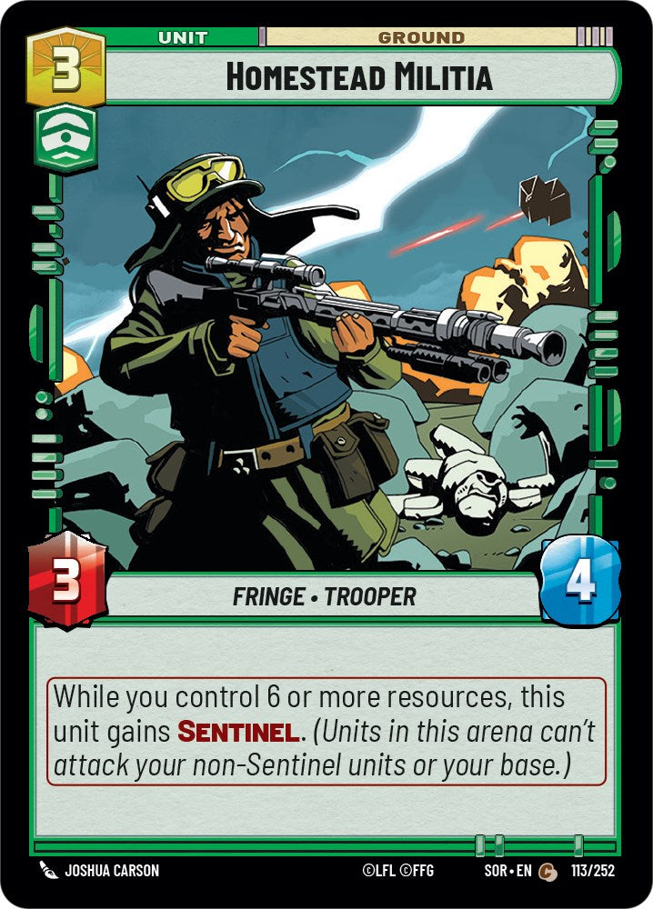 Homestead Militia (113/252) [Spark of Rebellion] | BD Cosmos