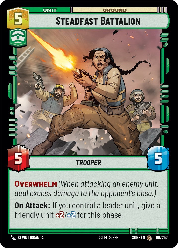 Steadfast Battalion (116/252) [Spark of Rebellion] | BD Cosmos