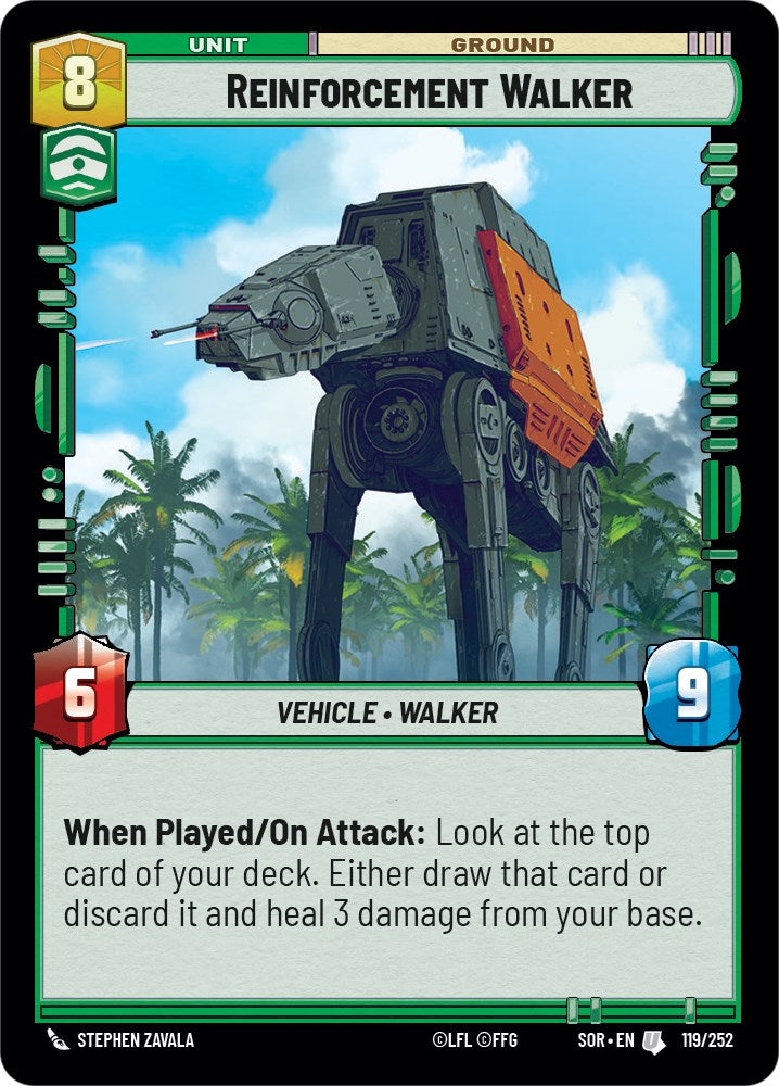 Reinforcement Walker (119/252) [Spark of Rebellion] | BD Cosmos