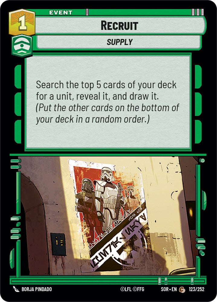 Recruit (123/252) [Spark of Rebellion] | BD Cosmos