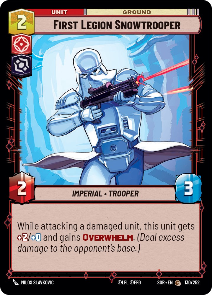 First Legion Snowtrooper (130/252) [Spark of Rebellion] | BD Cosmos