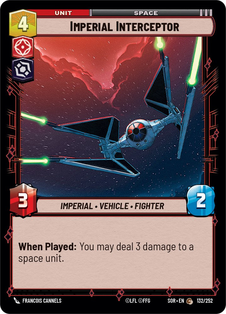 Imperial Interceptor (132/252) [Spark of Rebellion] | BD Cosmos