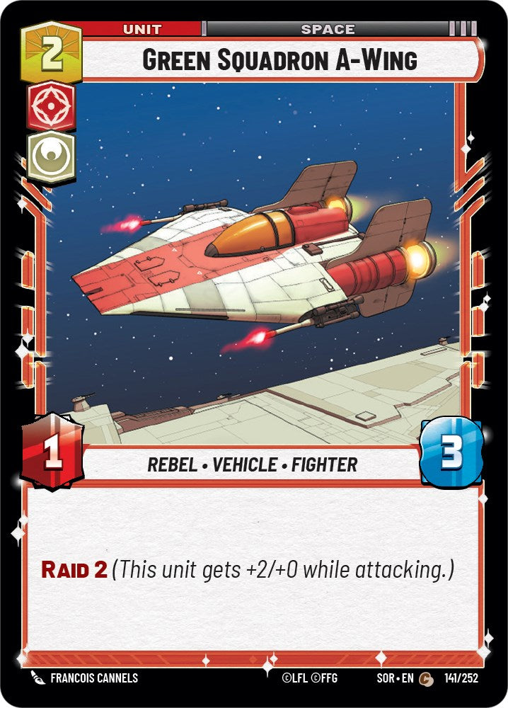 Green Squadron A-Wing (141/252) [Spark of Rebellion] | BD Cosmos