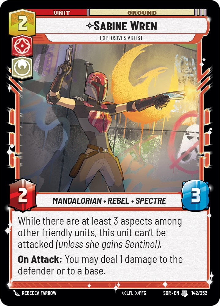 Sabine Wren - Explosives Artist (142/252) [Spark of Rebellion] | BD Cosmos